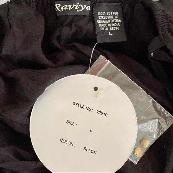 Beach cover up w gold embellishments! - Picture 6 of 7